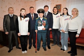Ветеран Великой Отечественной войны Клим Неополькин отметил свое 90-летие